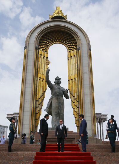 Russian Prime Minister Dmitry Medvedev's working visit to Tajikistan