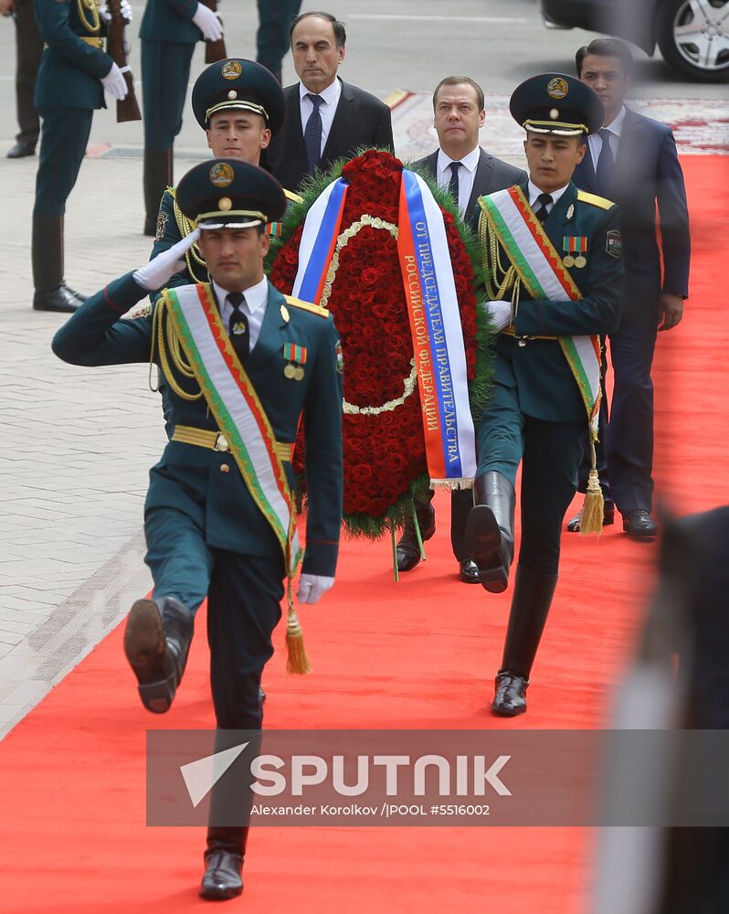Russian Prime Minister Dmitry Medvedev's working visit to Tajikistan