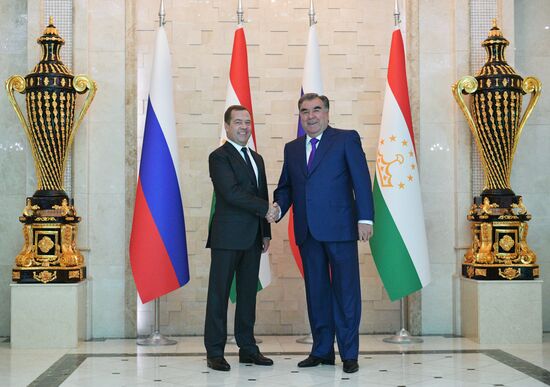 Russian Prime Minister Dmitry Medvedev's working visit to Tajikistan