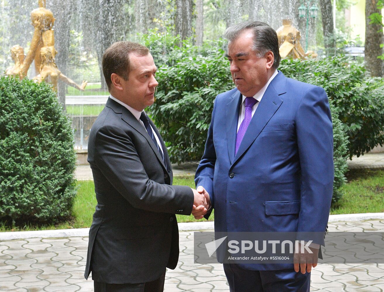 Russian Prime Minister Dmitry Medvedev's working visit to Tajikistan
