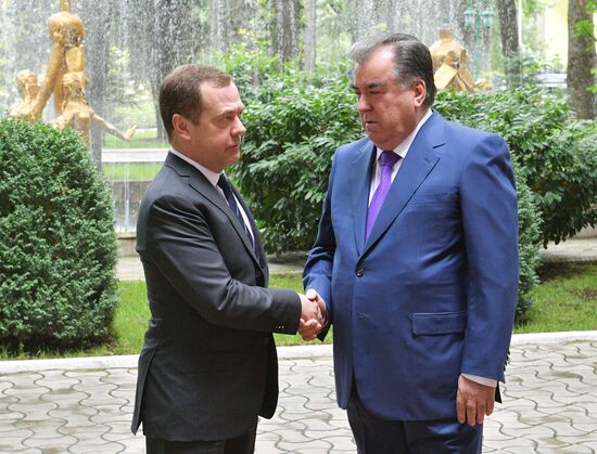 Russian Prime Minister Dmitry Medvedev's working visit to Tajikistan