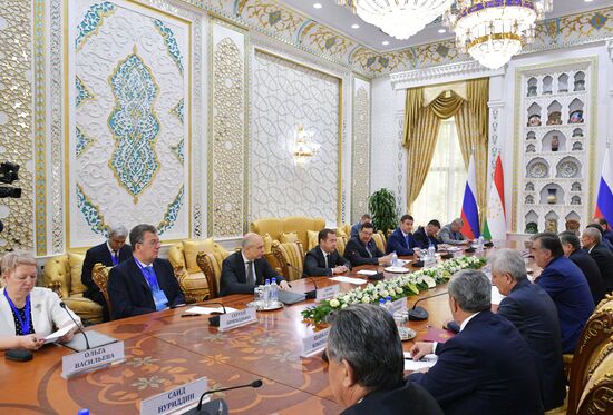 Russian Prime Minister Dmitry Medvedev's working visit to Tajikistan