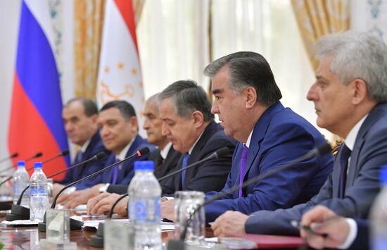 Russian Prime Minister Dmitry Medvedev's working visit to Tajikistan