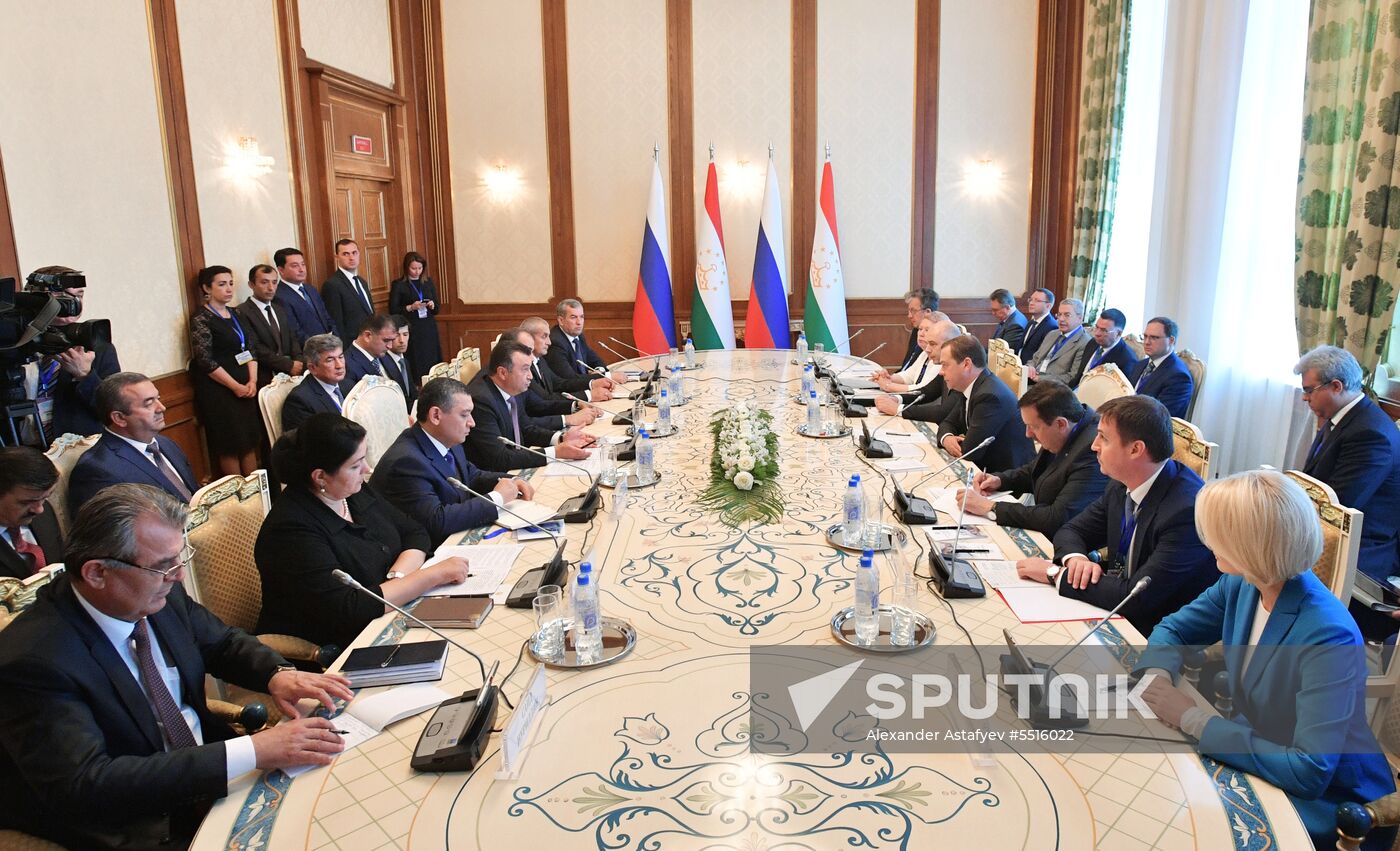 Russian Prime Minister Dmitry Medvedev's working visit to Tajikistan