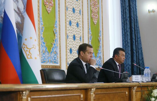 Russian Prime Minister Dmitry Medvedev's working visit to Tajikistan