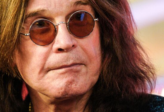 Ozzy Osbourne signs his star on Walk of Fame at Vegas Crocus City