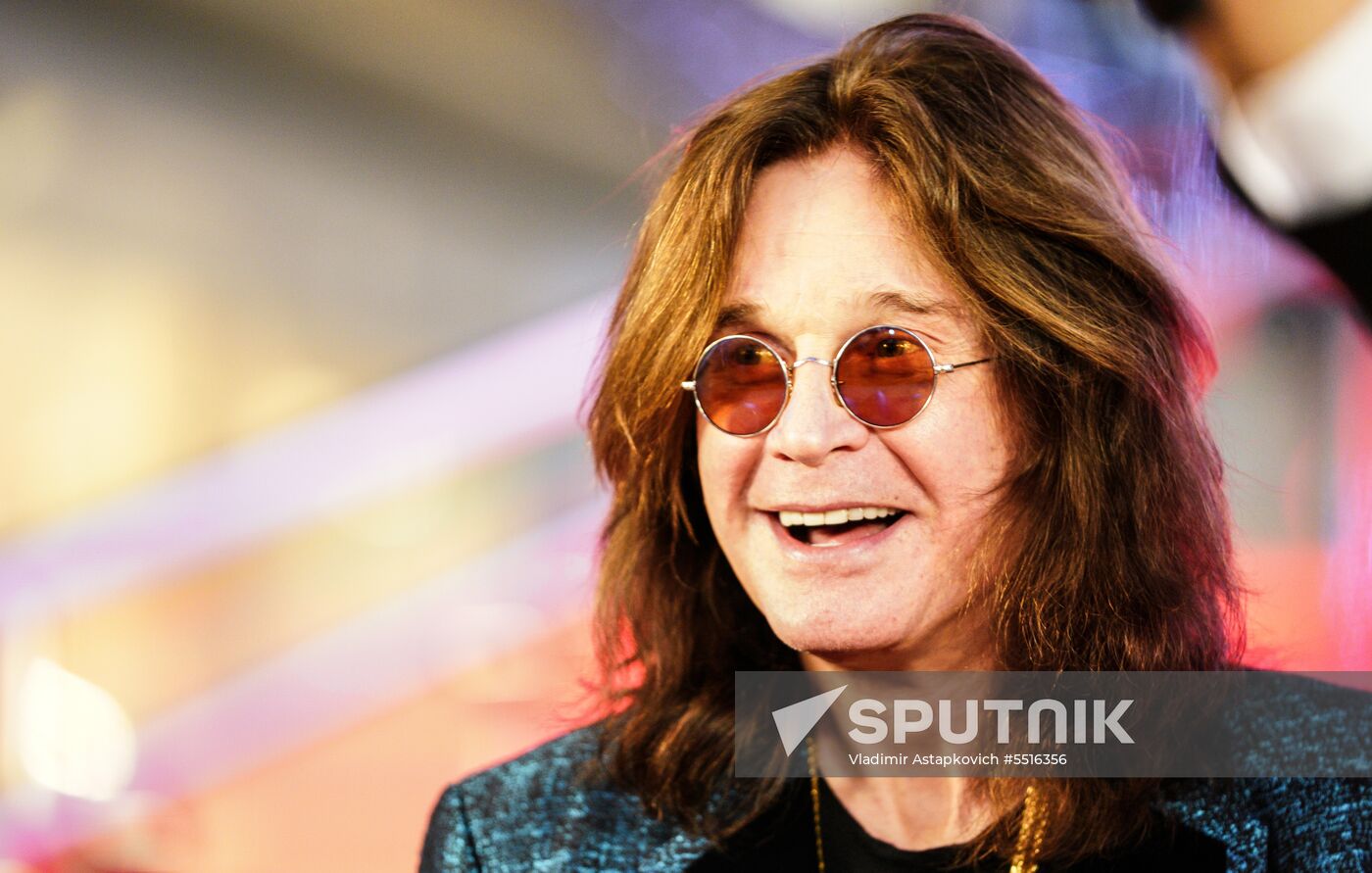Ozzy Osbourne signs his star on Walk of Fame at Vegas Crocus City