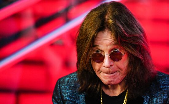 Ozzy Osbourne signs his star on Walk of Fame at Vegas Crocus City