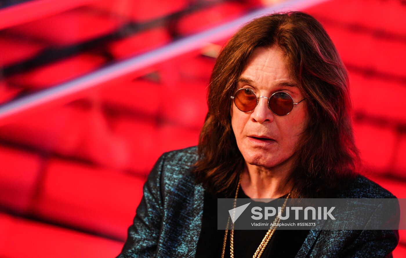 Ozzy Osbourne signs his star on Walk of Fame at Vegas Crocus City