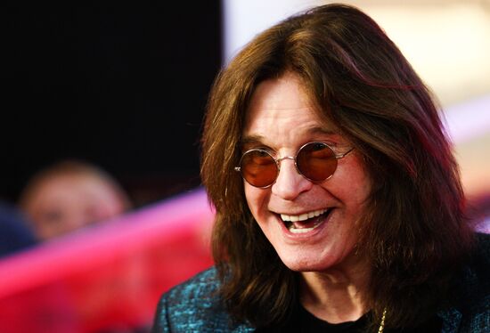 Ozzy Osbourne signs his star on Walk of Fame at Vegas Crocus City