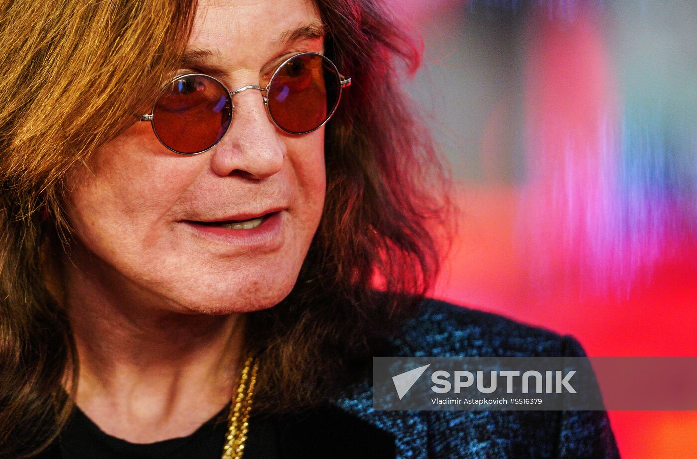 Ozzy Osbourne signs his star on Walk of Fame at Vegas Crocus City