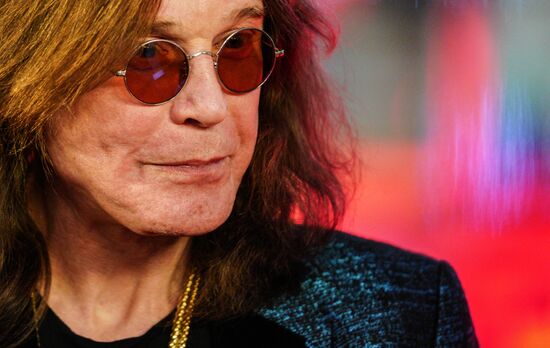 Ozzy Osbourne signs his star on Walk of Fame at Vegas Crocus City