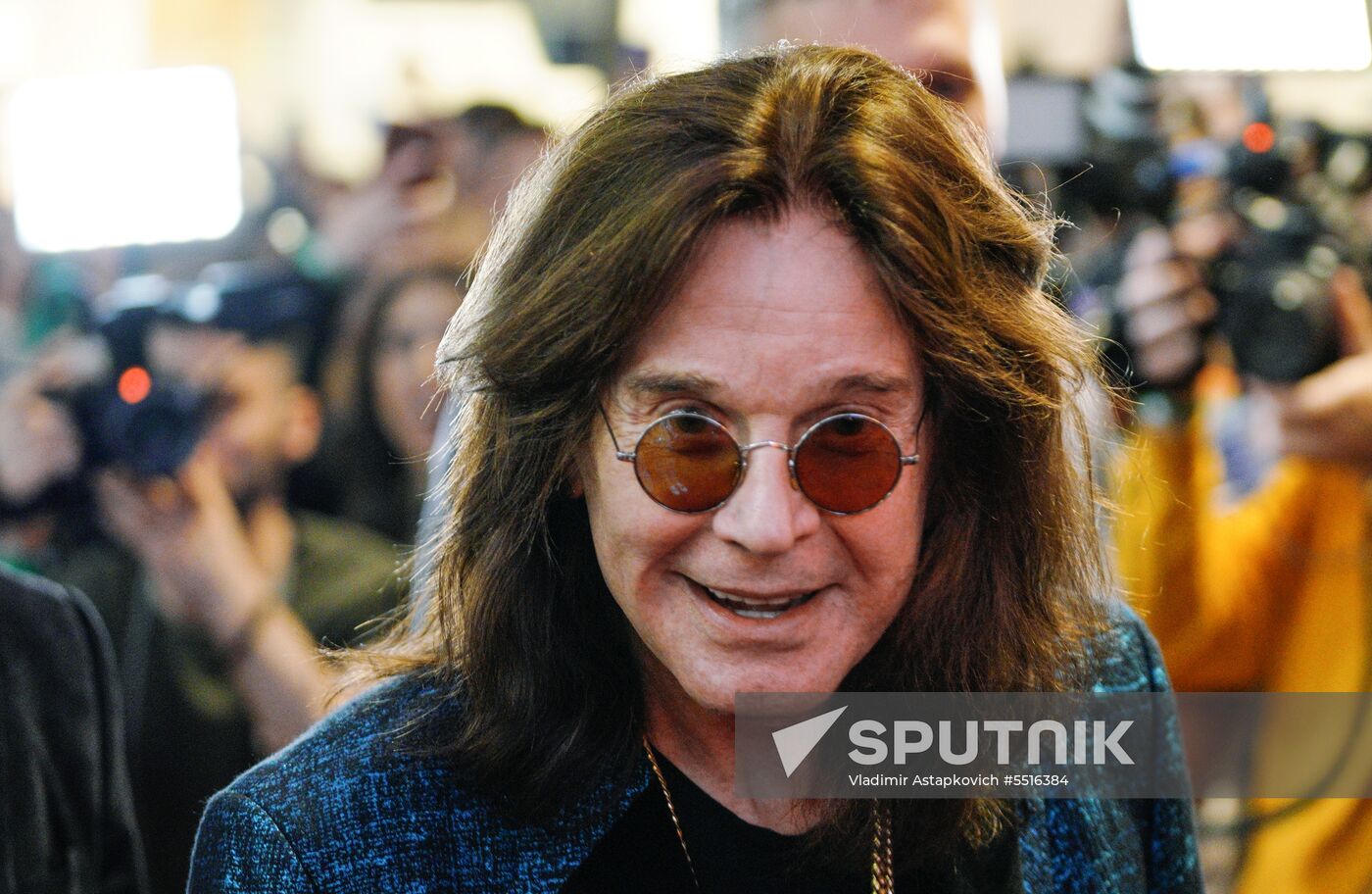 Ozzy Osbourne signs his star on Walk of Fame at Vegas Crocus City
