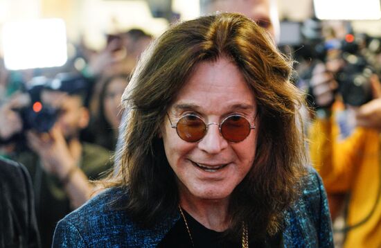 Ozzy Osbourne signs his star on Walk of Fame at Vegas Crocus City