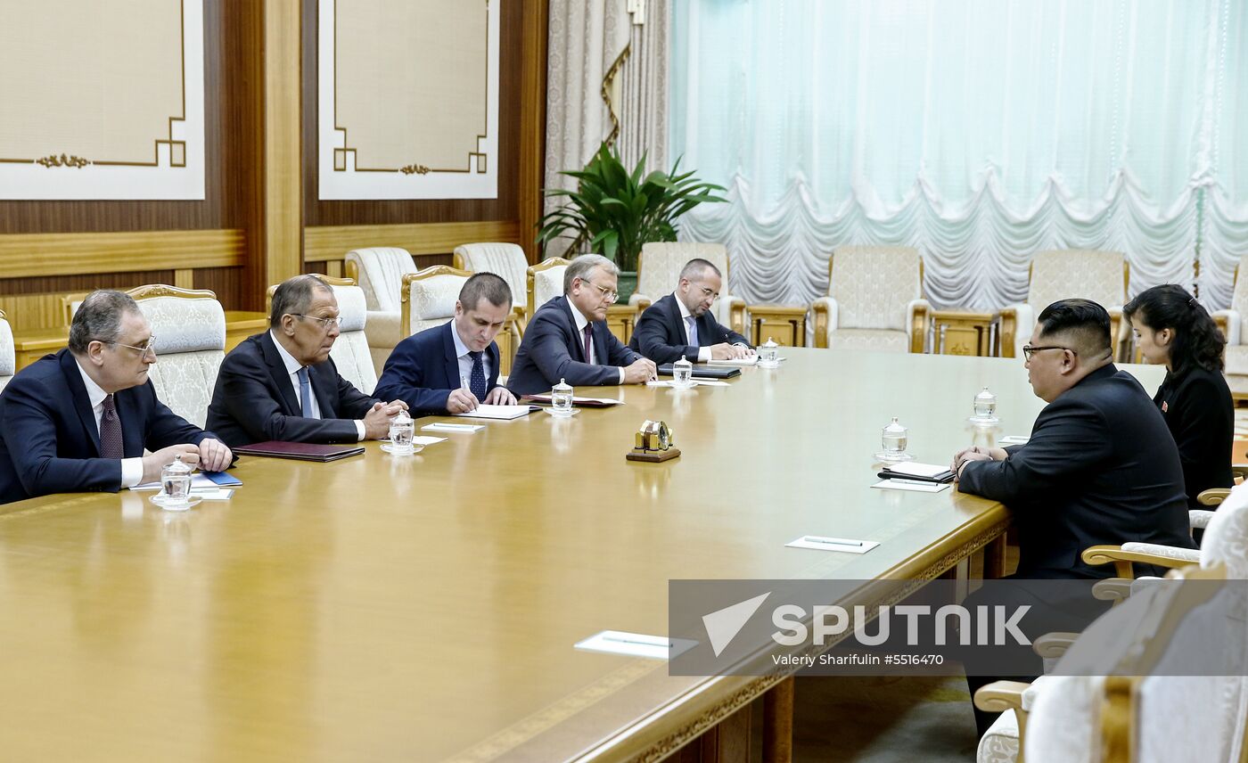 Russian Foreign Minister Sergei Lavrov visits North Korea