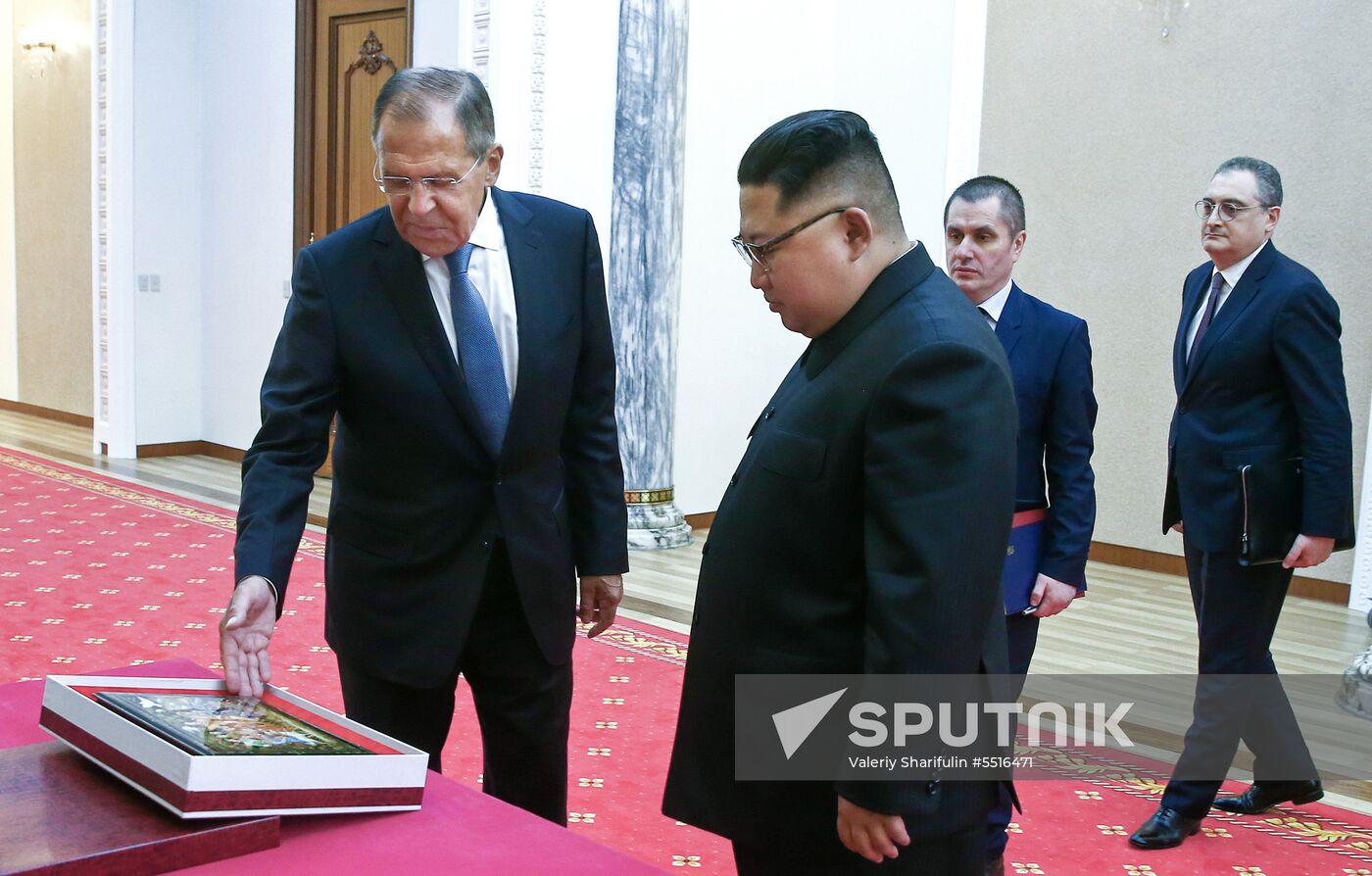 Russian Foreign Minister Sergei Lavrov visits North Korea