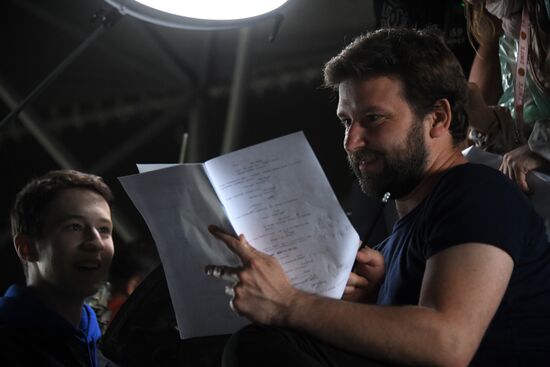 The Magician film shooting