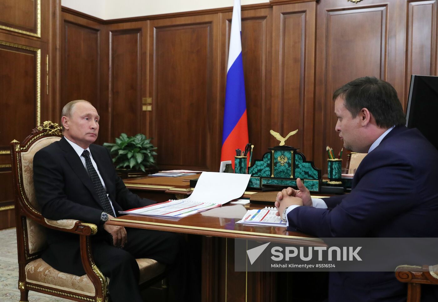 President Putin meets with Novgorod Region Governor Andrei Nikitin