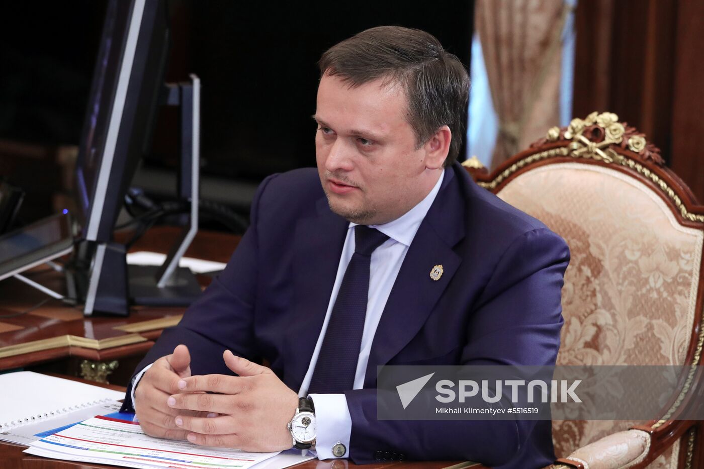 President Putin meets with Novgorod Region Governor Andrei Nikitin