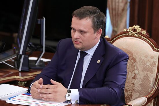 President Putin meets with Novgorod Region Governor Andrei Nikitin