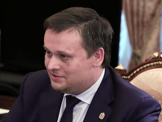 President Putin meets with Novgorod Region Governor Andrei Nikitin
