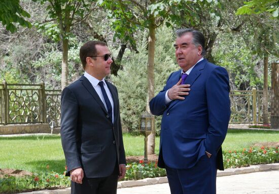Russian Prime Minister Dmitry Medvedev's working visit to Tajikistan