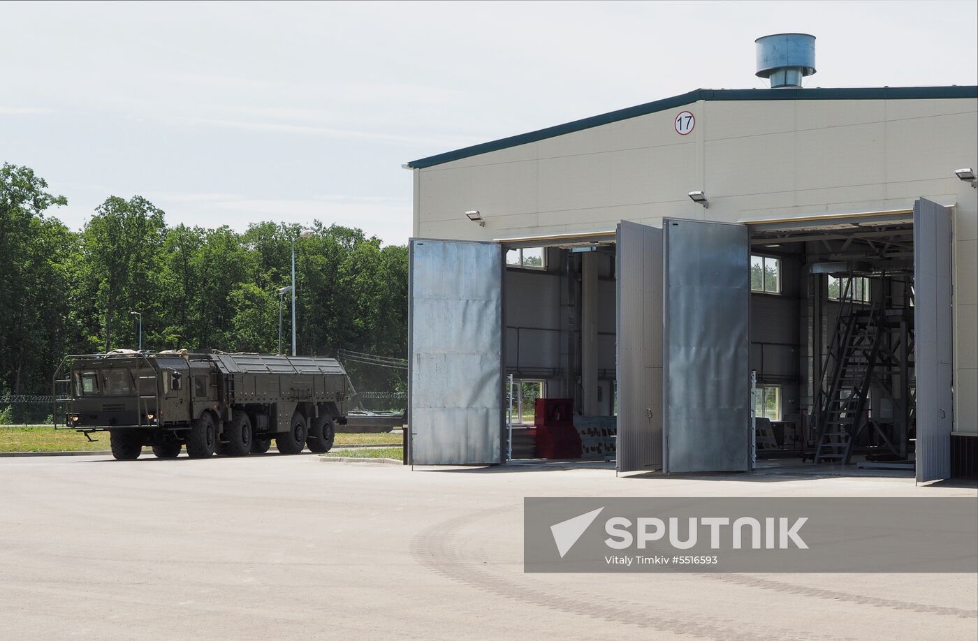 Servicing yard for Iskander-M missile systems opened