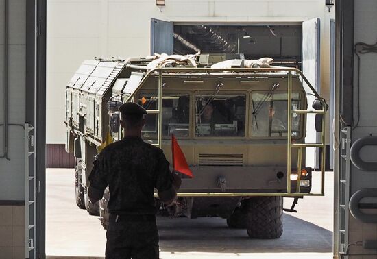 Servicing yard for Iskander-M missile systems opened