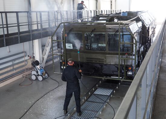 Servicing yard for Iskander-M missile systems opened