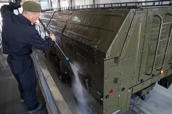 Servicing yard for Iskander-M missile systems opened