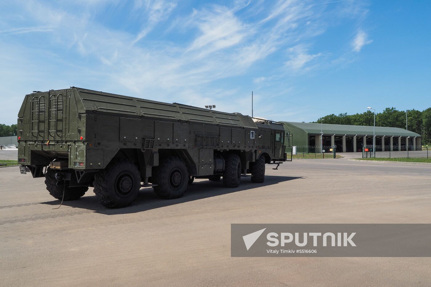 Servicing yard for Iskander-M missile systems opened