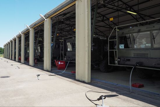 Servicing yard for Iskander-M missile systems opened