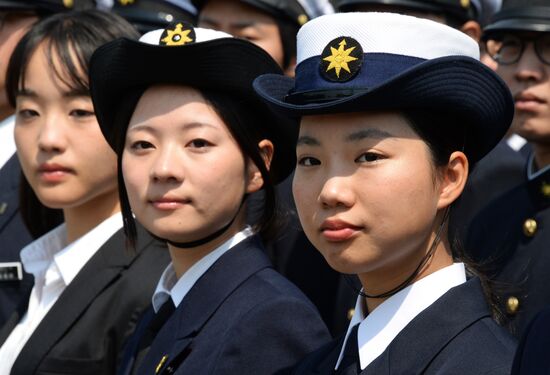 Japan's Kaiwo Maru tall ship welcomed at Vladivostok port
