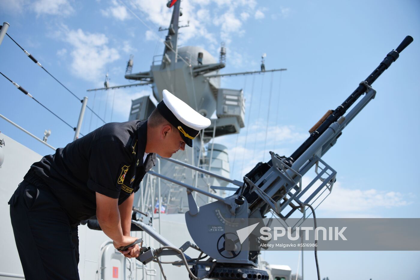 Vyshny Volochek corvette hoists St. Andrew's flag in Sevastopol