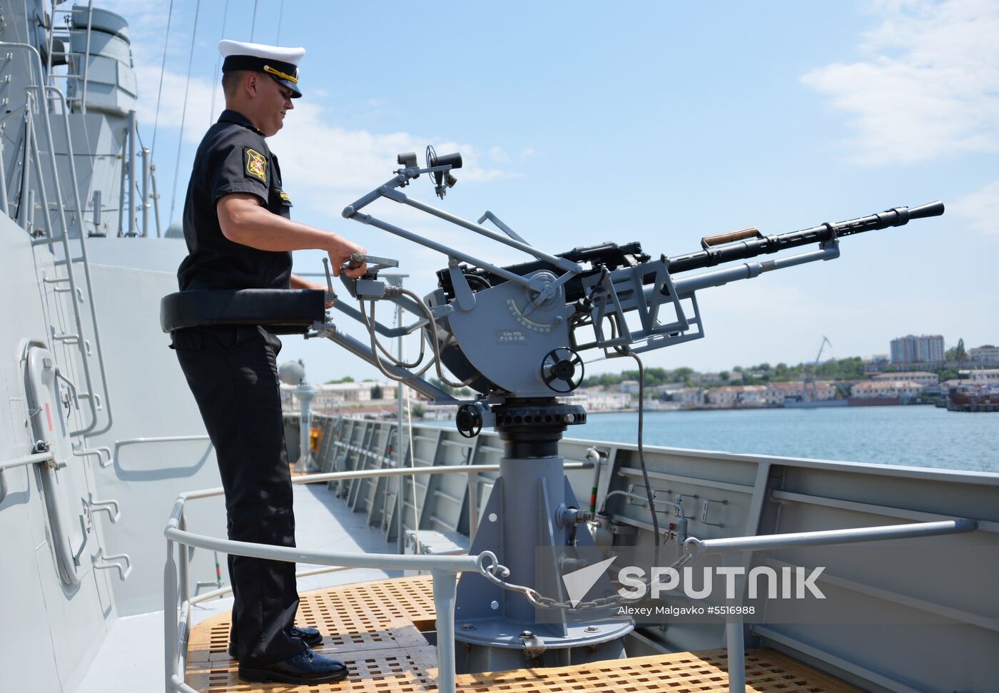 Vyshny Volochek corvette hoists St. Andrew's flag in Sevastopol