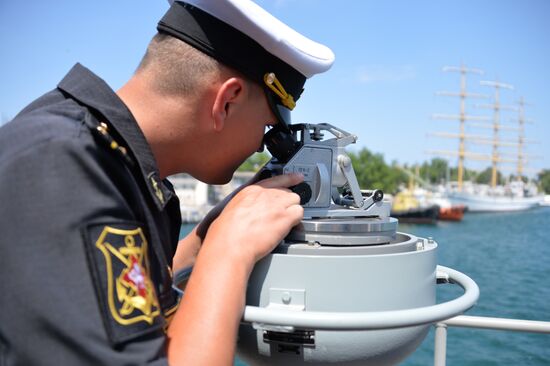 Vyshny Volochek corvette hoists St. Andrew's flag in Sevastopol