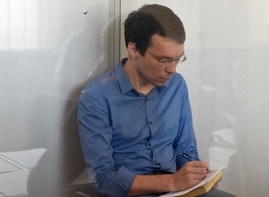 Court hears journalist Vasily Muravitsky's case in Zhitomir