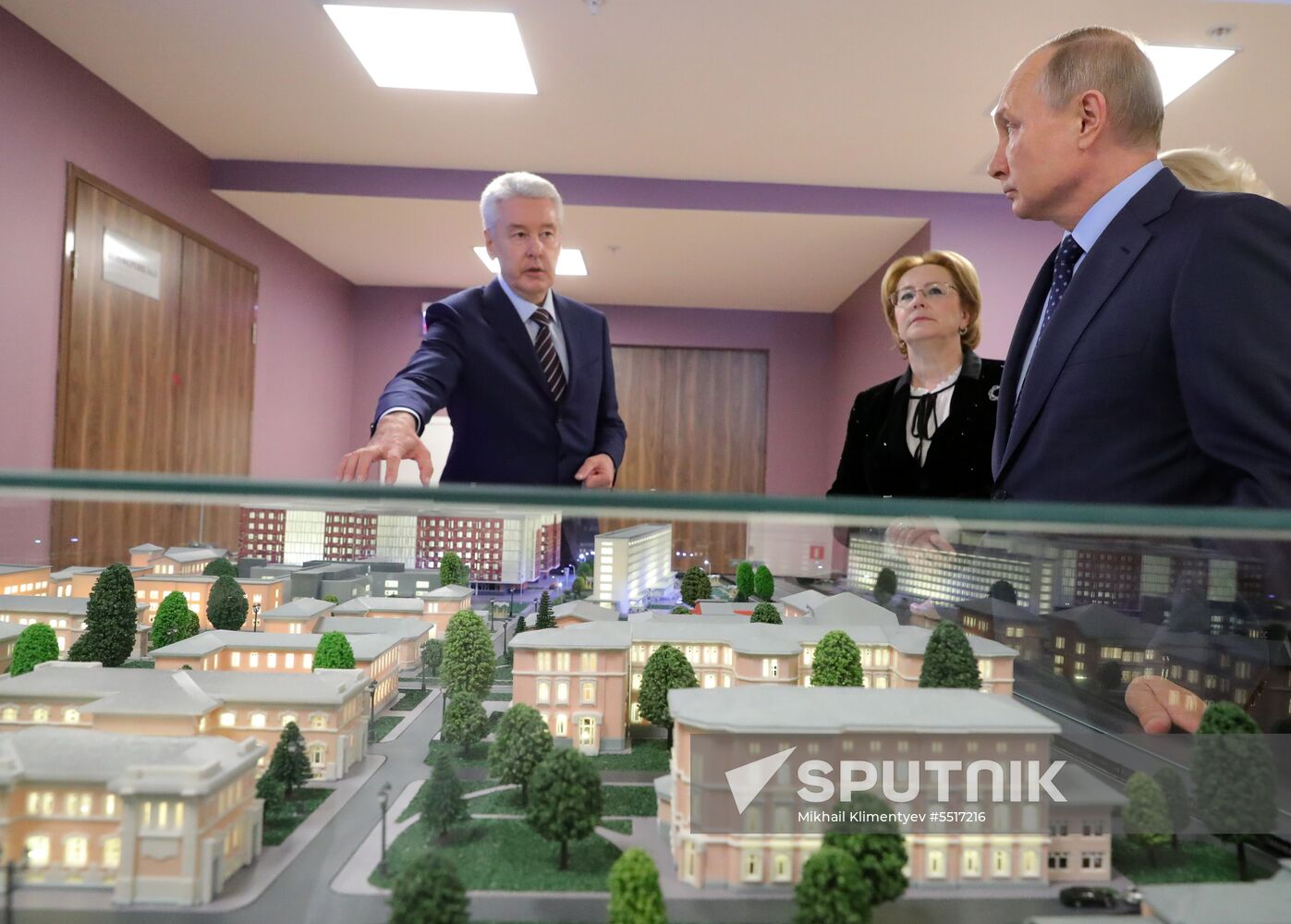 President Vladimir Putin visits Morozov Children's Hospital
