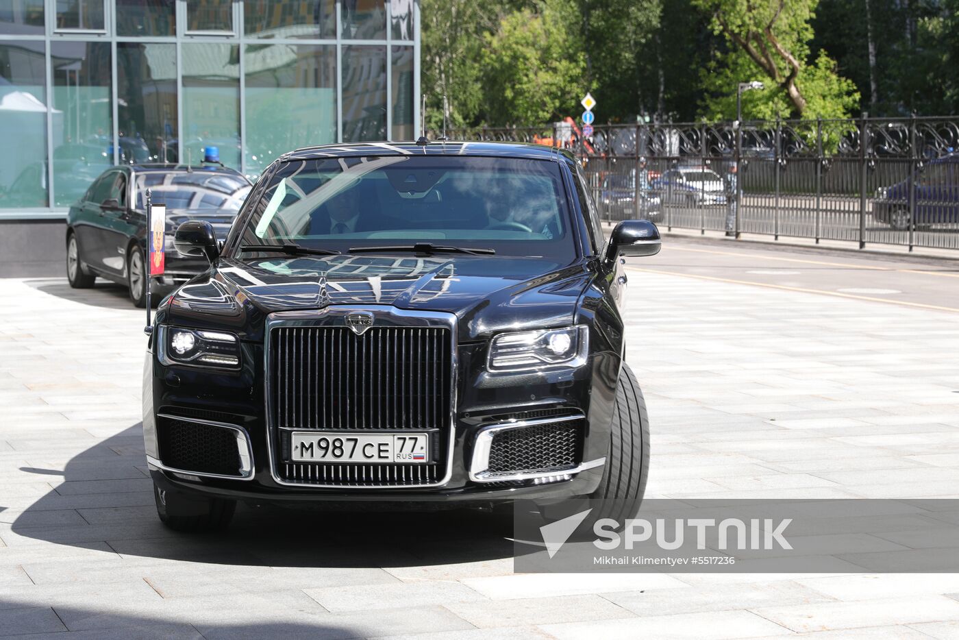 President Vladimir Putin visits Morozov Children's Hospital