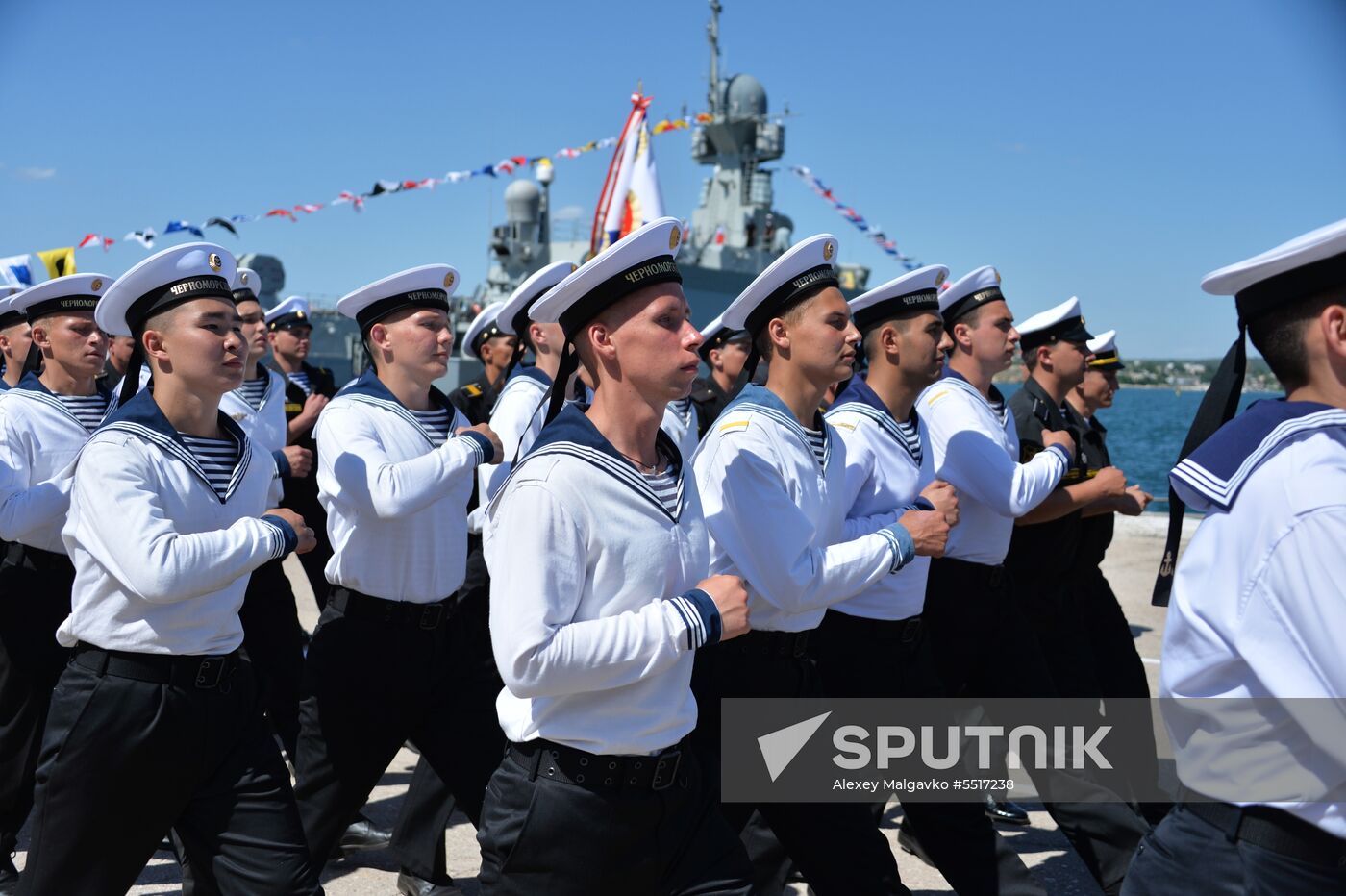 Vyshny Volochek corvette hoists St. Andrew's flag in Sevastopol