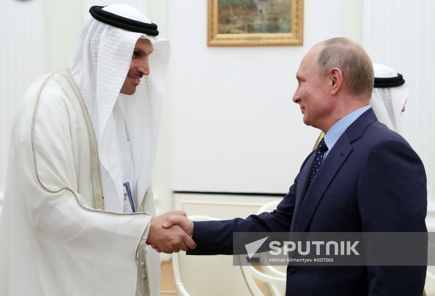 President Putin meets with Crown Prince of Abu Dhabi Mohammed Al Nahyan