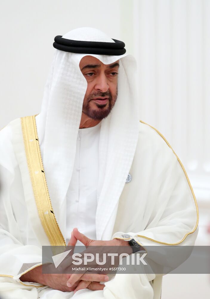 President Putin meets with Crown Prince of Abu Dhabi Mohammed Al Nahyan