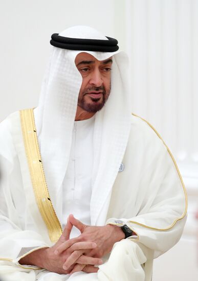 President Putin meets with Crown Prince of Abu Dhabi Mohammed Al Nahyan
