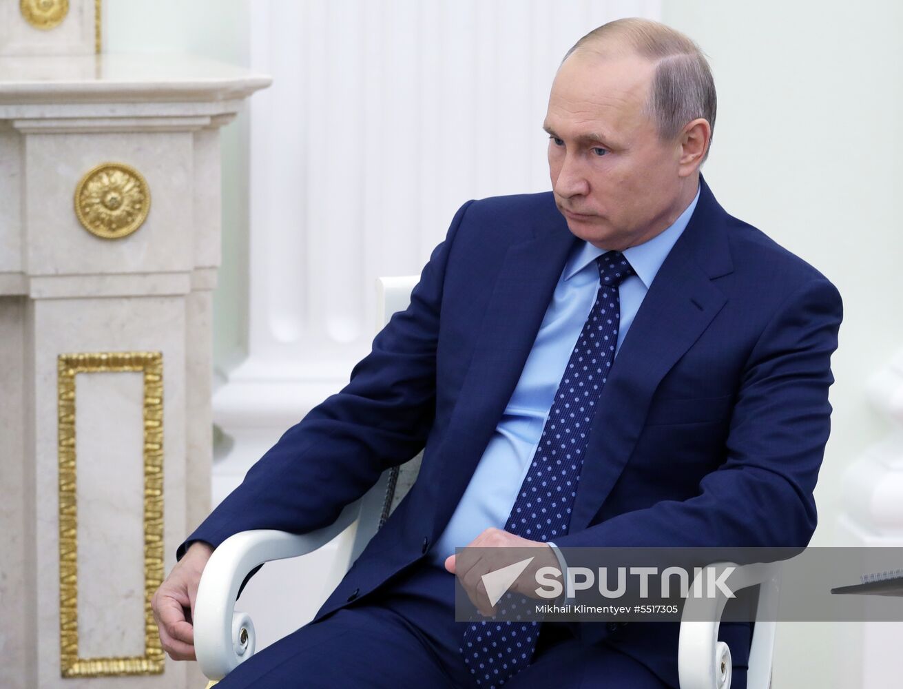 President Putin meets with Crown Prince of Abu Dhabi Mohammed Al Nahyan