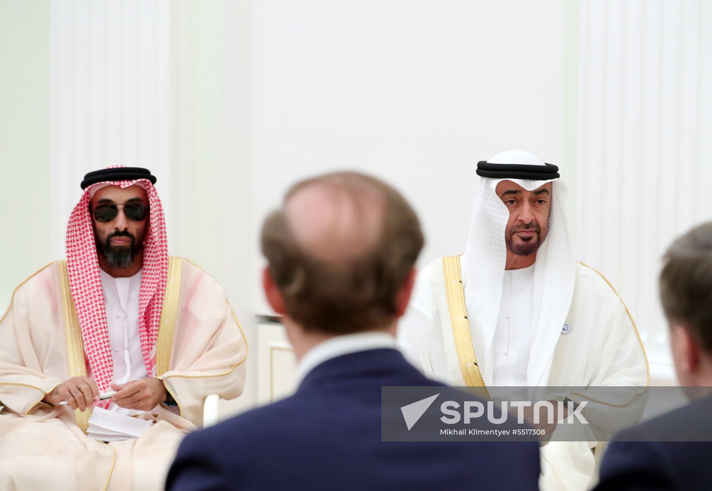 President Putin meets with Crown Prince of Abu Dhabi Mohammed Al Nahyan