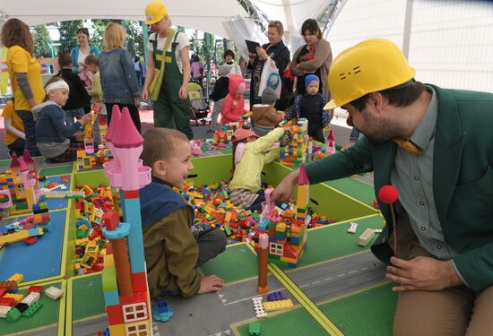 Kids party at Russian children Clinical Hospital