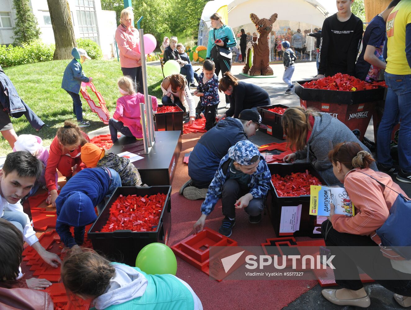 Kids party at Russian children Clinical Hospital