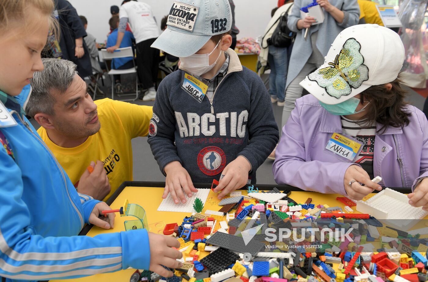 Kids party at Russian children Clinical Hospital