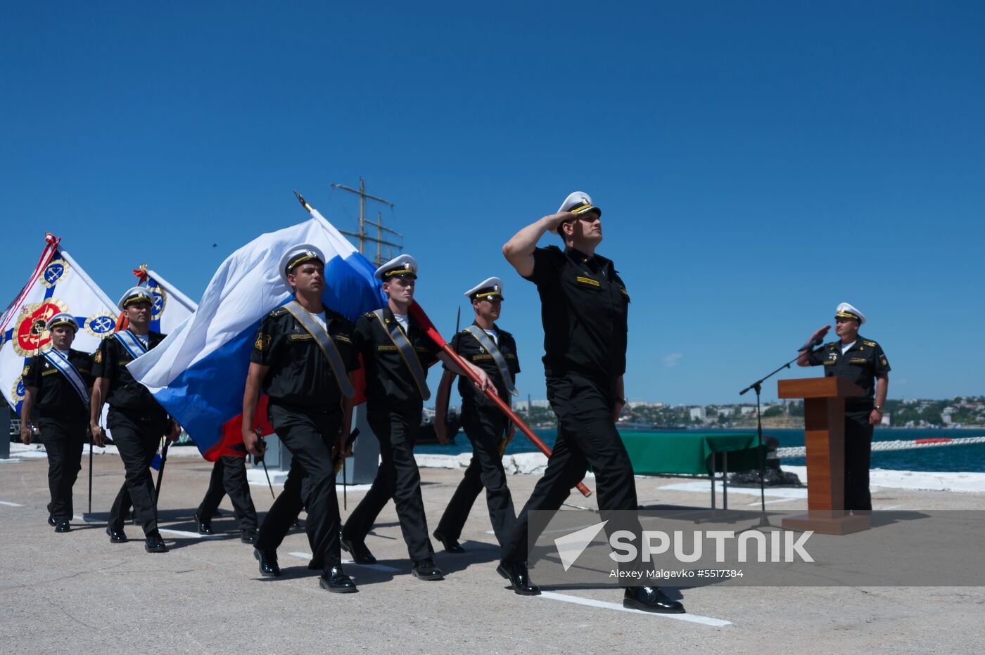 Vyshny Volochek corvette hoists St. Andrew's flag in Sevastopol