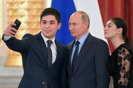 President Vladimir Putin awards Orders of Parental Glory